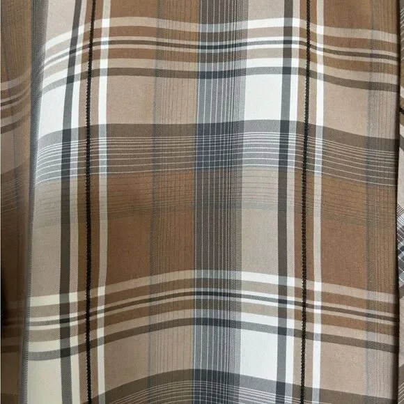 O'Neill Tan and Brown Checkered Shirt - Picture 5 of 5